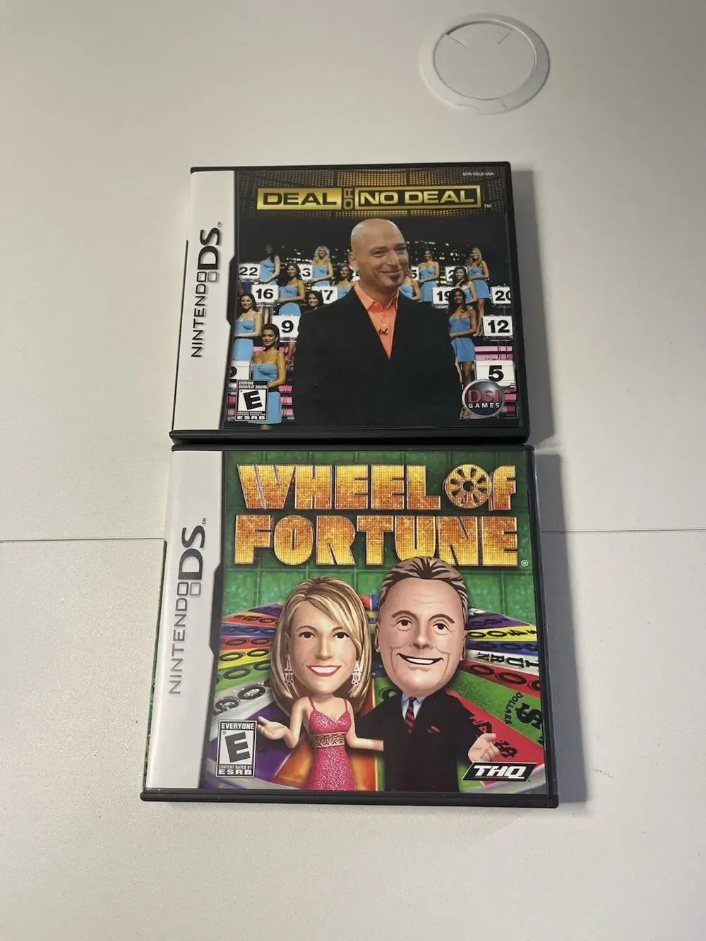 Wheel of Fortune + Deal or No Deal Nintendo DS Video Games with Manual CIB EUC!